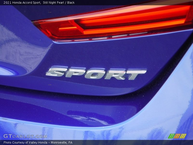 Still Night Pearl / Black 2021 Honda Accord Sport