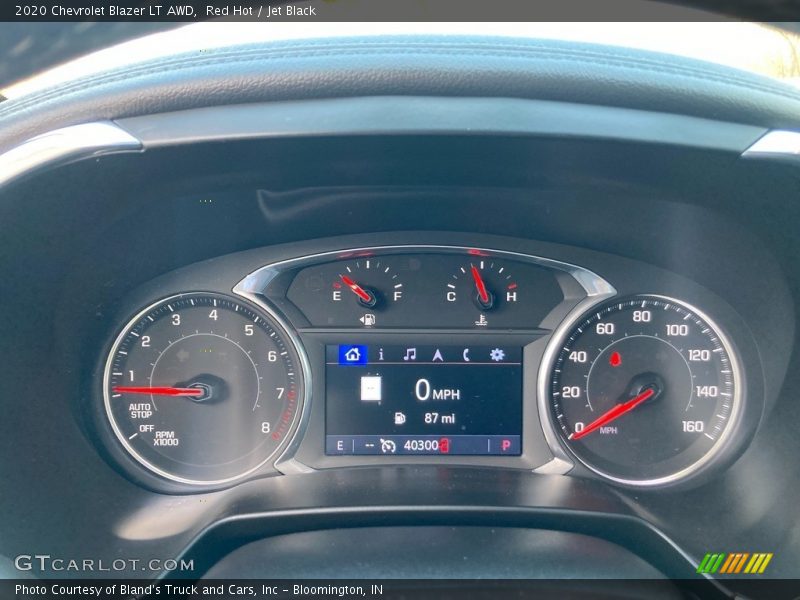 Red Hot / Jet Black 2020 Chevrolet Blazer LT AWD