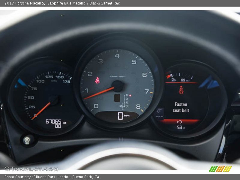  2017 Macan S S Gauges