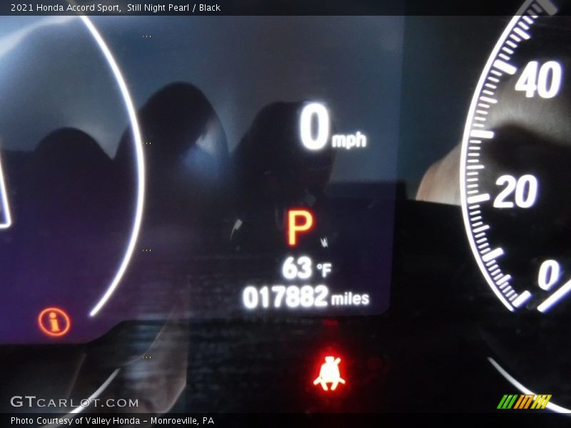 Still Night Pearl / Black 2021 Honda Accord Sport