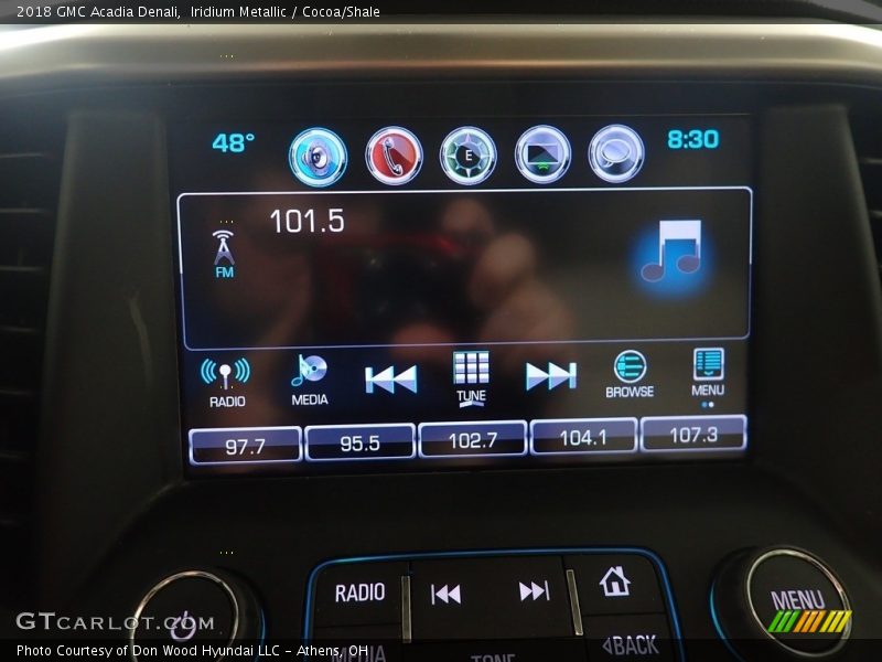 Iridium Metallic / Cocoa/Shale 2018 GMC Acadia Denali