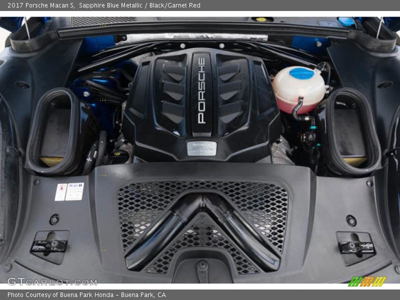  2017 Macan S Engine - 3.0 Liter DFI Twin-Turbocharged DOHC 24-Valve VarioCam Plus V6