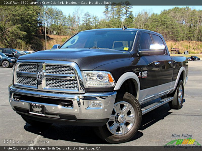Maximum Steel Metallic / Black 2016 Ram 2500 Laramie Crew Cab 4x4