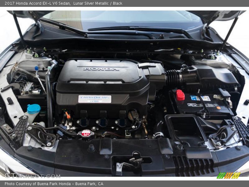 Lunar Silver Metallic / Black 2017 Honda Accord EX-L V6 Sedan