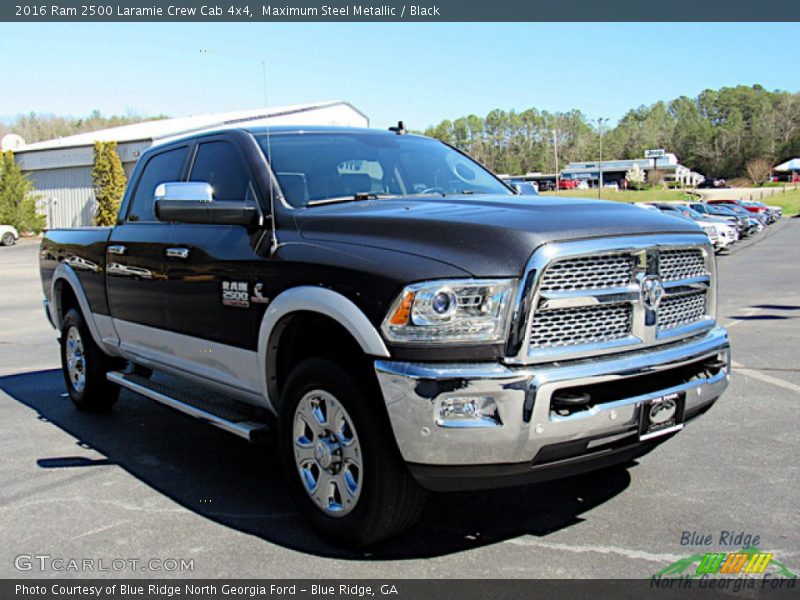 Maximum Steel Metallic / Black 2016 Ram 2500 Laramie Crew Cab 4x4