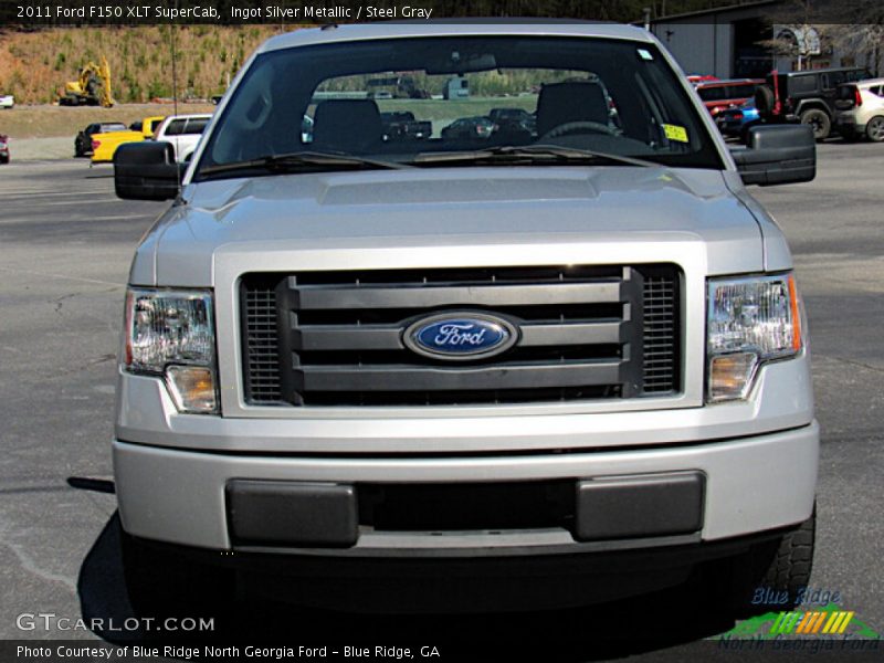 Ingot Silver Metallic / Steel Gray 2011 Ford F150 XLT SuperCab