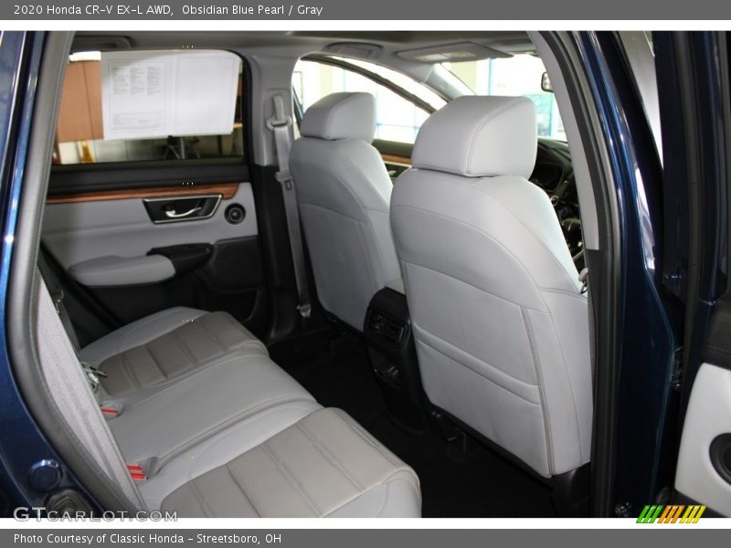 Obsidian Blue Pearl / Gray 2020 Honda CR-V EX-L AWD