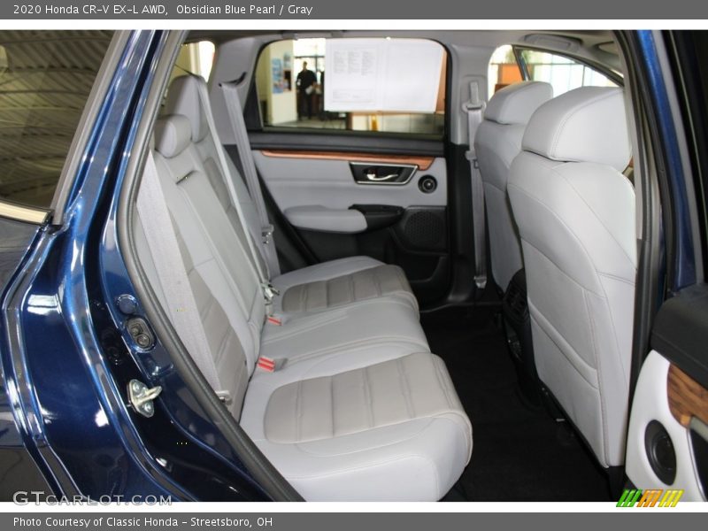 Obsidian Blue Pearl / Gray 2020 Honda CR-V EX-L AWD
