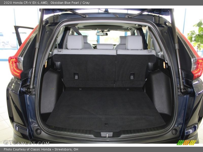 Obsidian Blue Pearl / Gray 2020 Honda CR-V EX-L AWD