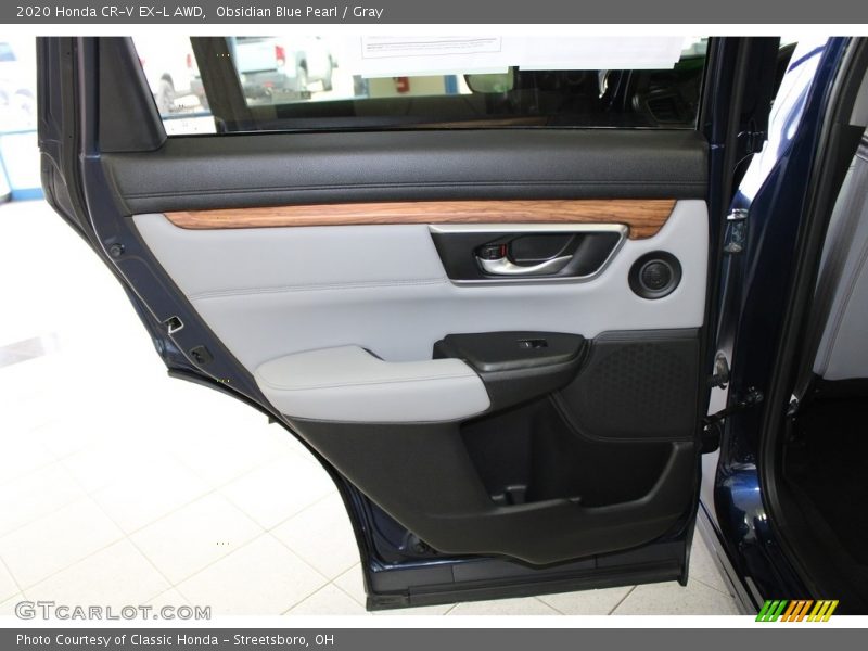 Obsidian Blue Pearl / Gray 2020 Honda CR-V EX-L AWD