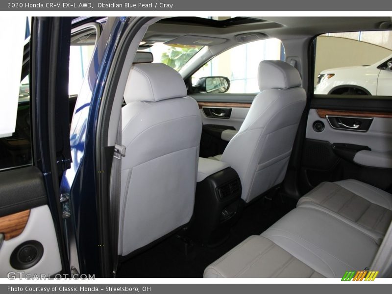 Obsidian Blue Pearl / Gray 2020 Honda CR-V EX-L AWD