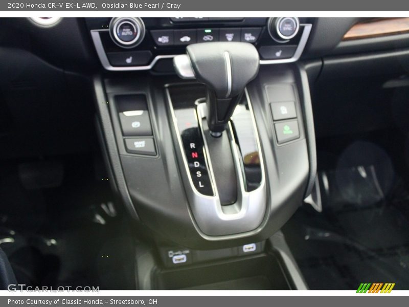 Obsidian Blue Pearl / Gray 2020 Honda CR-V EX-L AWD