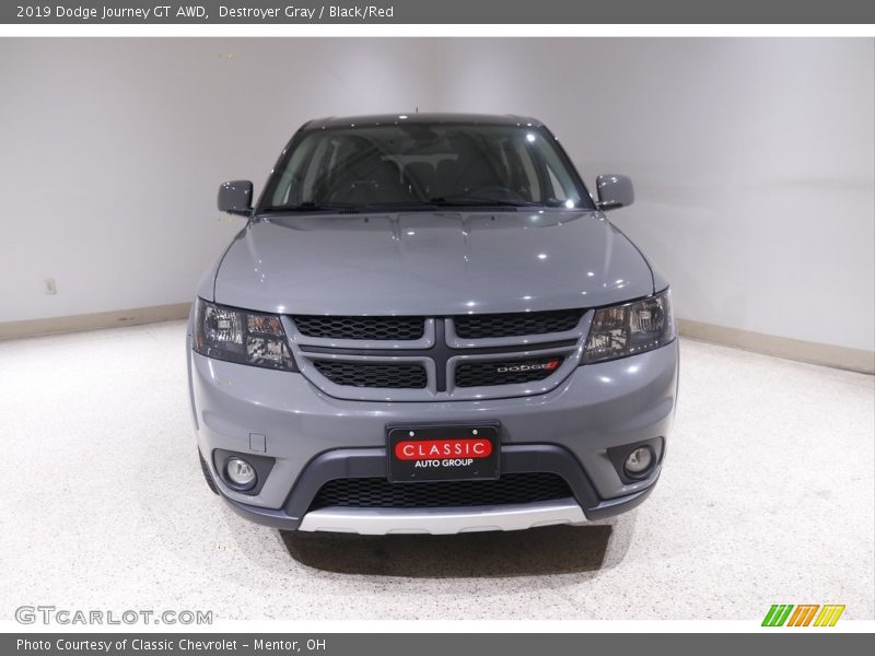 Destroyer Gray / Black/Red 2019 Dodge Journey GT AWD