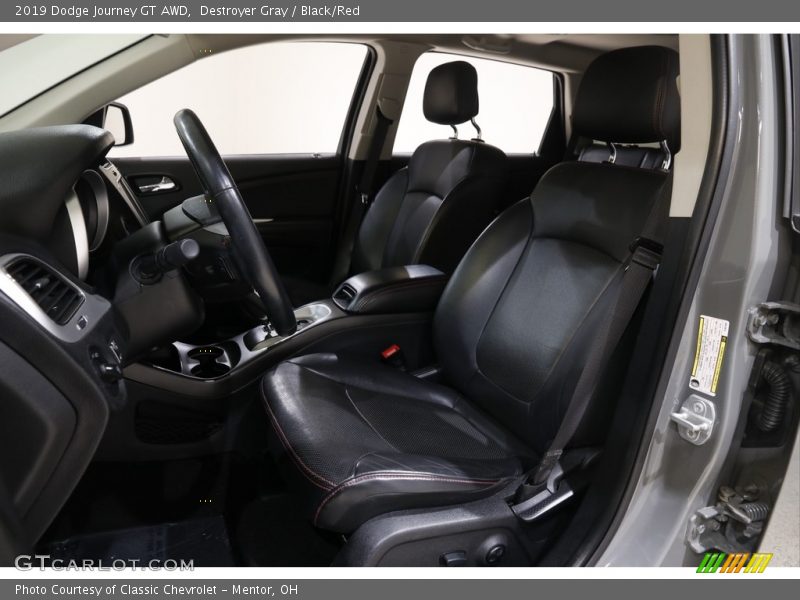 Destroyer Gray / Black/Red 2019 Dodge Journey GT AWD
