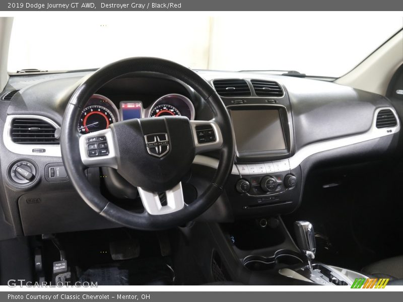 Destroyer Gray / Black/Red 2019 Dodge Journey GT AWD