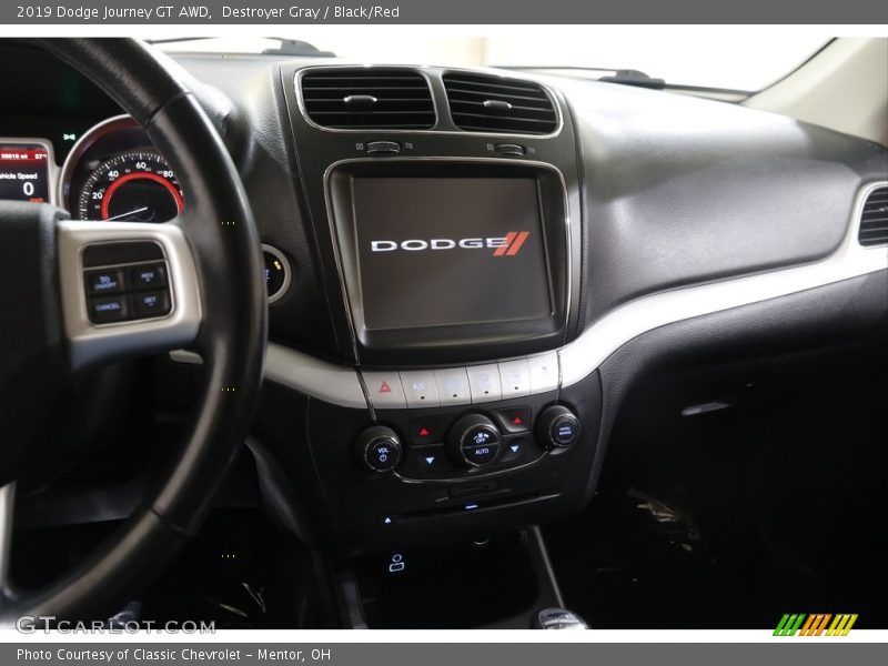 Destroyer Gray / Black/Red 2019 Dodge Journey GT AWD