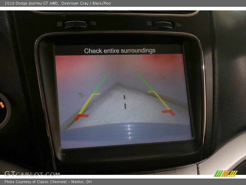 Destroyer Gray / Black/Red 2019 Dodge Journey GT AWD