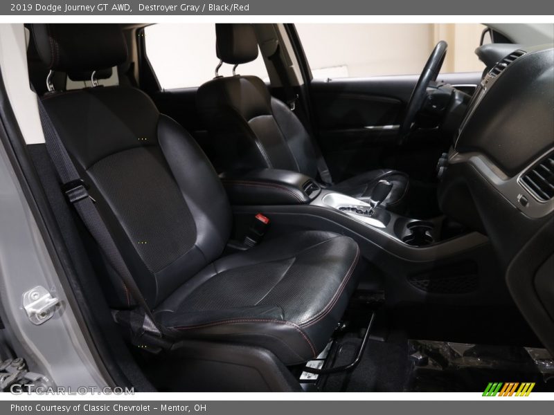 Destroyer Gray / Black/Red 2019 Dodge Journey GT AWD