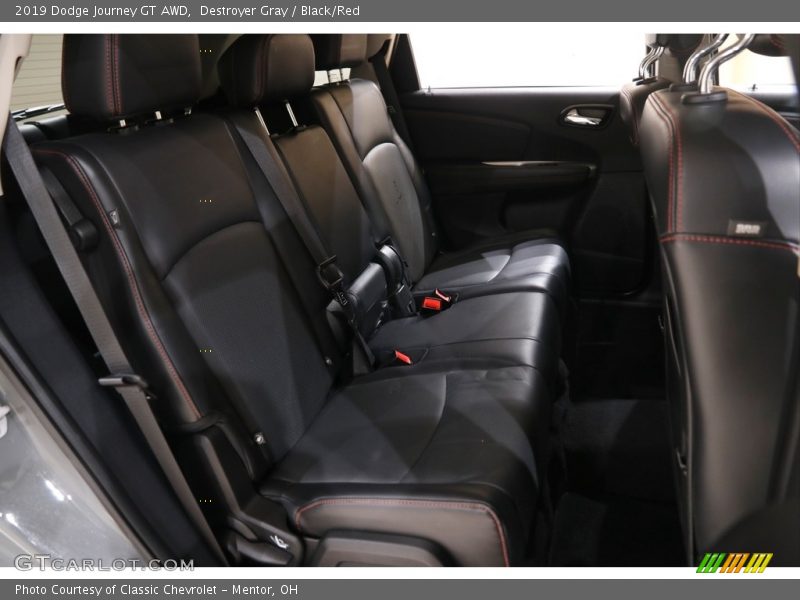 Destroyer Gray / Black/Red 2019 Dodge Journey GT AWD