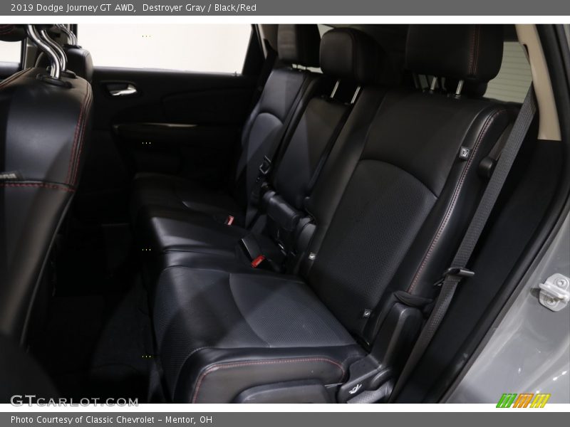 Destroyer Gray / Black/Red 2019 Dodge Journey GT AWD