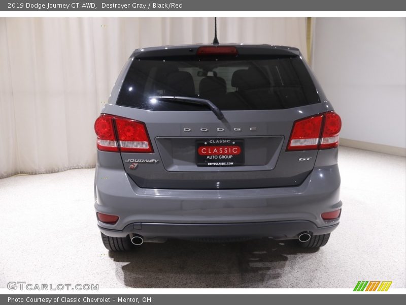 Destroyer Gray / Black/Red 2019 Dodge Journey GT AWD
