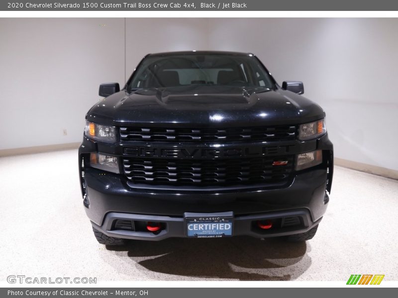 Black / Jet Black 2020 Chevrolet Silverado 1500 Custom Trail Boss Crew Cab 4x4