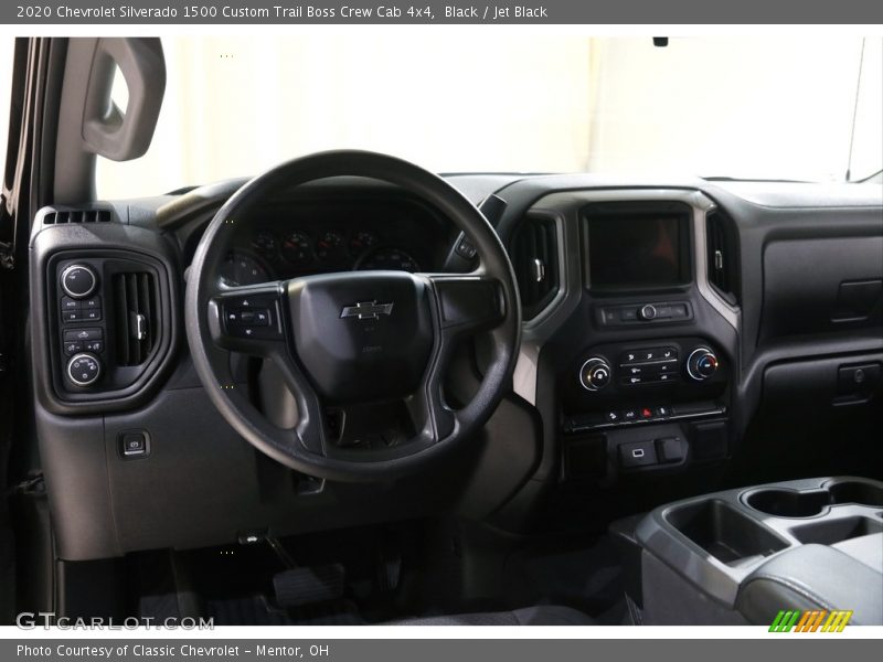 Black / Jet Black 2020 Chevrolet Silverado 1500 Custom Trail Boss Crew Cab 4x4
