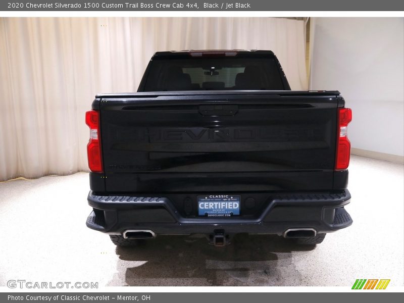 Black / Jet Black 2020 Chevrolet Silverado 1500 Custom Trail Boss Crew Cab 4x4