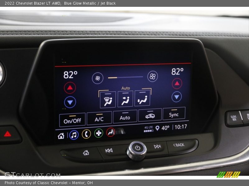 Blue Glow Metallic / Jet Black 2022 Chevrolet Blazer LT AWD