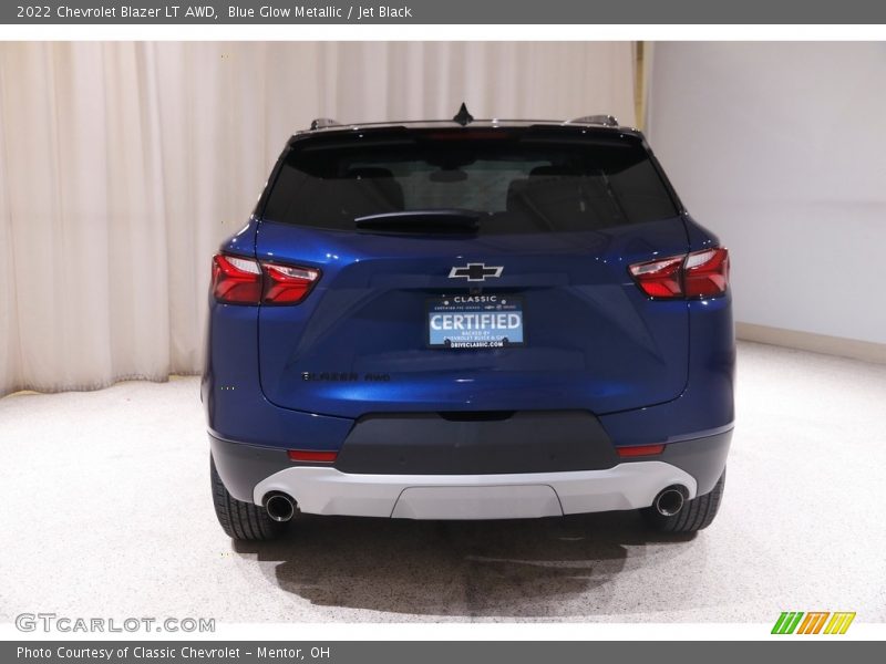 Blue Glow Metallic / Jet Black 2022 Chevrolet Blazer LT AWD