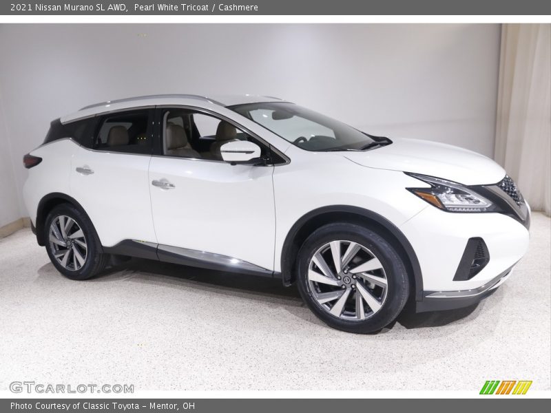 Pearl White Tricoat / Cashmere 2021 Nissan Murano SL AWD