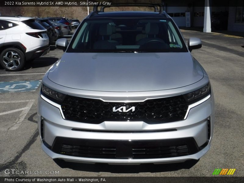 Silky Silver / Gray 2022 Kia Sorento Hybrid SX AWD Hybrid
