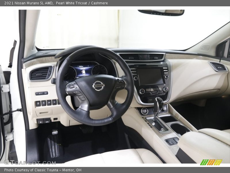 Pearl White Tricoat / Cashmere 2021 Nissan Murano SL AWD