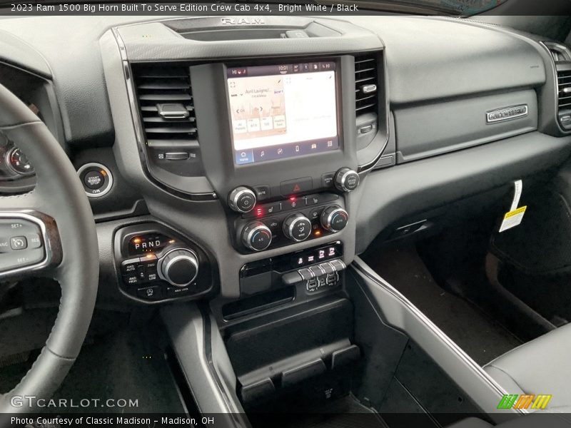 Bright White / Black 2023 Ram 1500 Big Horn Built To Serve Edition Crew Cab 4x4