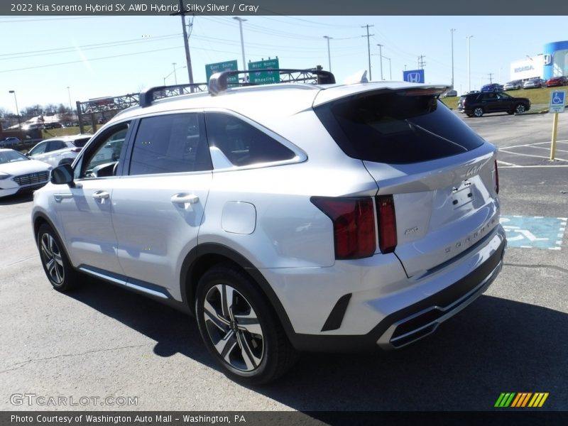 Silky Silver / Gray 2022 Kia Sorento Hybrid SX AWD Hybrid