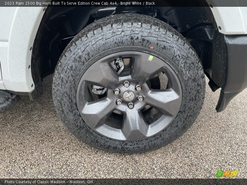 Bright White / Black 2023 Ram 1500 Big Horn Built To Serve Edition Crew Cab 4x4