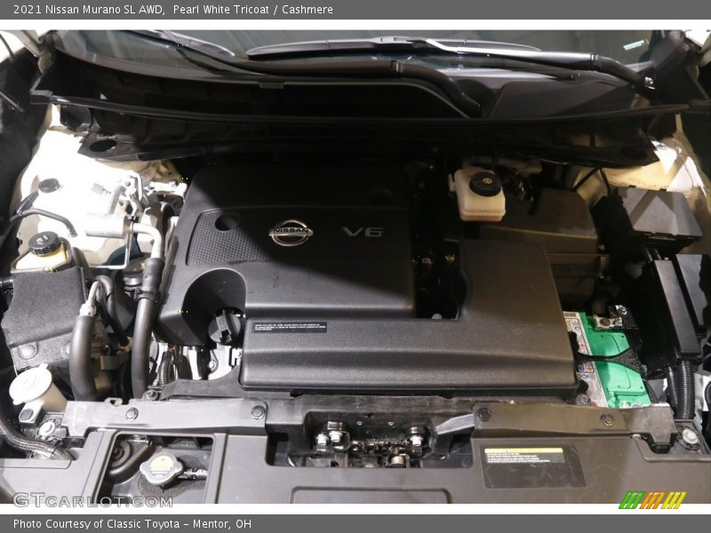 Pearl White Tricoat / Cashmere 2021 Nissan Murano SL AWD