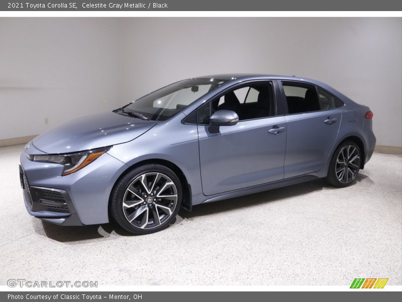 Celestite Gray Metallic / Black 2021 Toyota Corolla SE