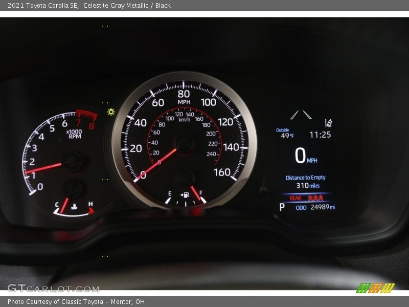 Celestite Gray Metallic / Black 2021 Toyota Corolla SE