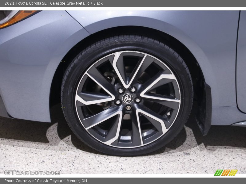 Celestite Gray Metallic / Black 2021 Toyota Corolla SE