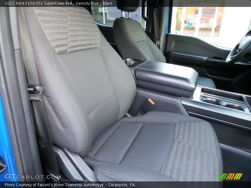 Velocity Blue / Black 2021 Ford F150 STX SuperCrew 4x4