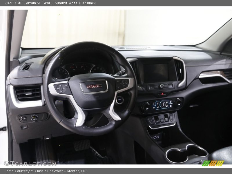 Summit White / Jet Black 2020 GMC Terrain SLE AWD