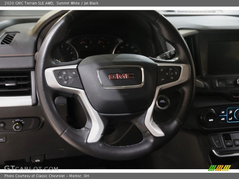 Summit White / Jet Black 2020 GMC Terrain SLE AWD