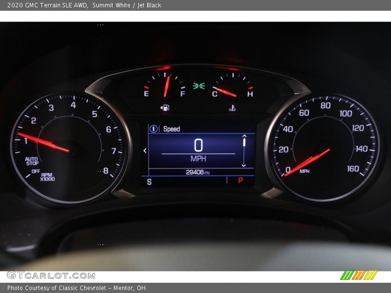 Summit White / Jet Black 2020 GMC Terrain SLE AWD