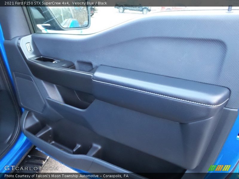 Velocity Blue / Black 2021 Ford F150 STX SuperCrew 4x4