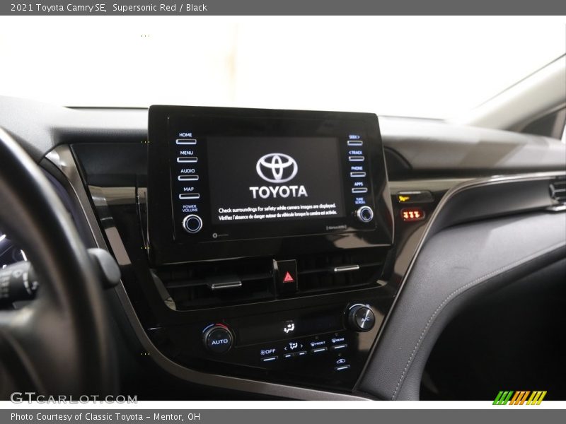 Supersonic Red / Black 2021 Toyota Camry SE