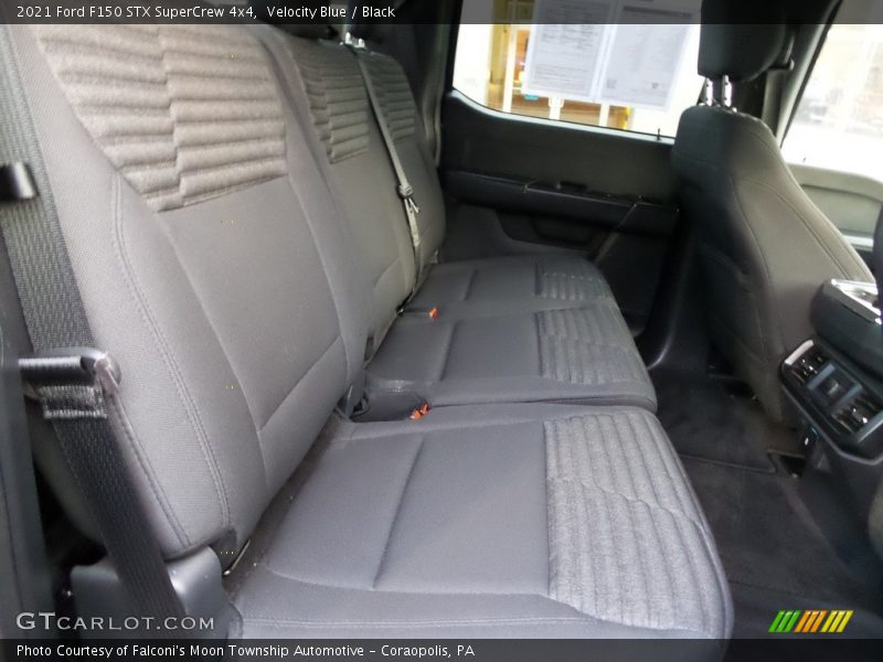 Velocity Blue / Black 2021 Ford F150 STX SuperCrew 4x4