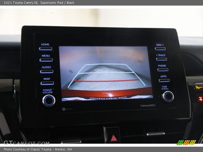 Supersonic Red / Black 2021 Toyota Camry SE
