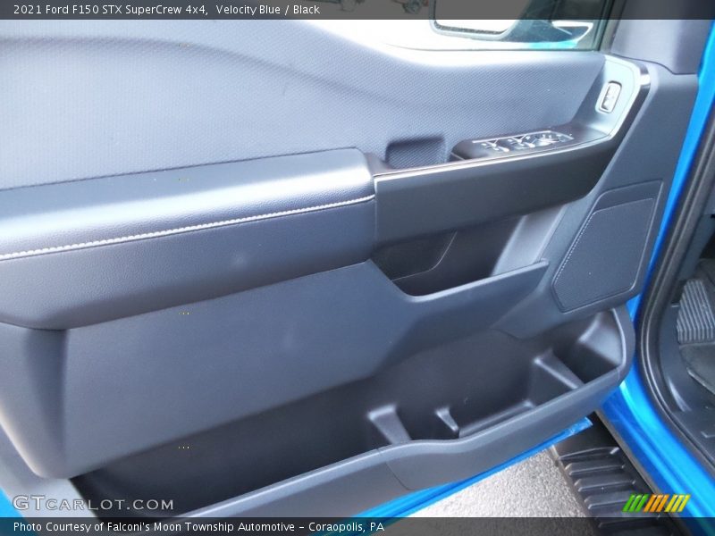Velocity Blue / Black 2021 Ford F150 STX SuperCrew 4x4