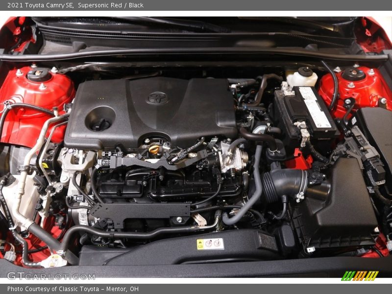 Supersonic Red / Black 2021 Toyota Camry SE